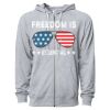 Icon Unisex Lightweight Loopback Terry Full-Zip Hooded Sweatshirt Thumbnail
