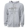 Icon Unisex Lightweight Loopback Terry Full-Zip Hooded Sweatshirt Thumbnail