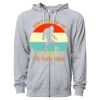 Icon Unisex Lightweight Loopback Terry Full-Zip Hooded Sweatshirt Thumbnail
