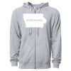 Icon Unisex Lightweight Loopback Terry Full-Zip Hooded Sweatshirt Thumbnail