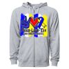 Icon Unisex Lightweight Loopback Terry Full-Zip Hooded Sweatshirt Thumbnail