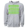 Icon Unisex Lightweight Loopback Terry Full-Zip Hooded Sweatshirt Thumbnail