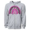 Icon Unisex Lightweight Loopback Terry Full-Zip Hooded Sweatshirt Thumbnail