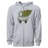 Icon Unisex Lightweight Loopback Terry Full-Zip Hooded Sweatshirt Thumbnail