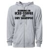 Icon Unisex Lightweight Loopback Terry Full-Zip Hooded Sweatshirt Thumbnail