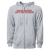 Icon Unisex Lightweight Loopback Terry Full-Zip Hooded Sweatshirt Thumbnail