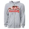 Icon Unisex Lightweight Loopback Terry Full-Zip Hooded Sweatshirt Thumbnail