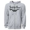 Icon Unisex Lightweight Loopback Terry Full-Zip Hooded Sweatshirt Thumbnail