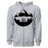 Icon Unisex Lightweight Loopback Terry Full-Zip Hooded Sweatshirt Thumbnail