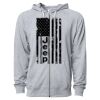 Icon Unisex Lightweight Loopback Terry Full-Zip Hooded Sweatshirt Thumbnail