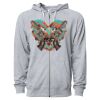 Icon Unisex Lightweight Loopback Terry Full-Zip Hooded Sweatshirt Thumbnail