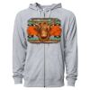 Icon Unisex Lightweight Loopback Terry Full-Zip Hooded Sweatshirt Thumbnail