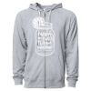 Icon Unisex Lightweight Loopback Terry Full-Zip Hooded Sweatshirt Thumbnail