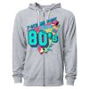 Icon Unisex Lightweight Loopback Terry Full-Zip Hooded Sweatshirt Thumbnail