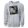 Icon Unisex Lightweight Loopback Terry Full-Zip Hooded Sweatshirt Thumbnail