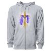 Icon Unisex Lightweight Loopback Terry Full-Zip Hooded Sweatshirt Thumbnail