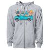 Icon Unisex Lightweight Loopback Terry Full-Zip Hooded Sweatshirt Thumbnail