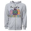 Icon Unisex Lightweight Loopback Terry Full-Zip Hooded Sweatshirt Thumbnail