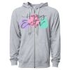Icon Unisex Lightweight Loopback Terry Full-Zip Hooded Sweatshirt Thumbnail