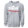 Icon Unisex Lightweight Loopback Terry Full-Zip Hooded Sweatshirt Thumbnail