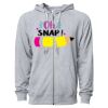 Icon Unisex Lightweight Loopback Terry Full-Zip Hooded Sweatshirt Thumbnail