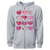 Icon Unisex Lightweight Loopback Terry Full-Zip Hooded Sweatshirt Thumbnail