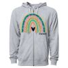 Icon Unisex Lightweight Loopback Terry Full-Zip Hooded Sweatshirt Thumbnail