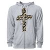 Icon Unisex Lightweight Loopback Terry Full-Zip Hooded Sweatshirt Thumbnail