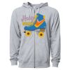 Icon Unisex Lightweight Loopback Terry Full-Zip Hooded Sweatshirt Thumbnail