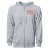 Icon Unisex Lightweight Loopback Terry Full-Zip Hooded Sweatshirt Thumbnail