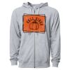 Icon Unisex Lightweight Loopback Terry Full-Zip Hooded Sweatshirt Thumbnail