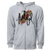 Icon Unisex Lightweight Loopback Terry Full-Zip Hooded Sweatshirt Thumbnail