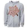 Icon Unisex Lightweight Loopback Terry Full-Zip Hooded Sweatshirt Thumbnail