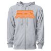 Icon Unisex Lightweight Loopback Terry Full-Zip Hooded Sweatshirt Thumbnail