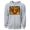 Icon Unisex Lightweight Loopback Terry Full-Zip Hooded Sweatshirt Thumbnail