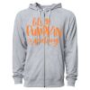 Icon Unisex Lightweight Loopback Terry Full-Zip Hooded Sweatshirt Thumbnail