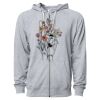 Icon Unisex Lightweight Loopback Terry Full-Zip Hooded Sweatshirt Thumbnail
