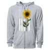 Icon Unisex Lightweight Loopback Terry Full-Zip Hooded Sweatshirt Thumbnail