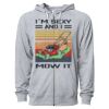 Icon Unisex Lightweight Loopback Terry Full-Zip Hooded Sweatshirt Thumbnail