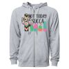 Icon Unisex Lightweight Loopback Terry Full-Zip Hooded Sweatshirt Thumbnail