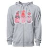 Icon Unisex Lightweight Loopback Terry Full-Zip Hooded Sweatshirt Thumbnail