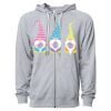 Icon Unisex Lightweight Loopback Terry Full-Zip Hooded Sweatshirt Thumbnail