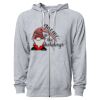 Icon Unisex Lightweight Loopback Terry Full-Zip Hooded Sweatshirt Thumbnail