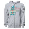 Icon Unisex Lightweight Loopback Terry Full-Zip Hooded Sweatshirt Thumbnail