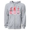 Icon Unisex Lightweight Loopback Terry Full-Zip Hooded Sweatshirt Thumbnail