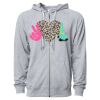 Icon Unisex Lightweight Loopback Terry Full-Zip Hooded Sweatshirt Thumbnail