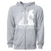 Icon Unisex Lightweight Loopback Terry Full-Zip Hooded Sweatshirt Thumbnail
