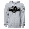 Icon Unisex Lightweight Loopback Terry Full-Zip Hooded Sweatshirt Thumbnail