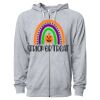 Icon Unisex Lightweight Loopback Terry Full-Zip Hooded Sweatshirt Thumbnail