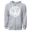 Icon Unisex Lightweight Loopback Terry Full-Zip Hooded Sweatshirt Thumbnail